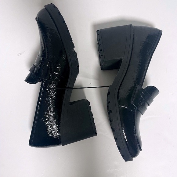 Dirty Laundry Illena Patent Black Platform Loafer Women's 11 - Picture 4 of 11